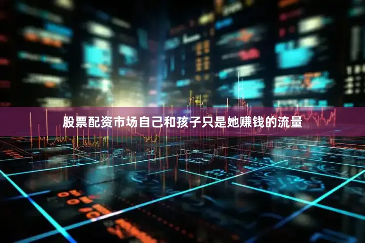 股票配资市场自己和孩子只是她赚钱的流量